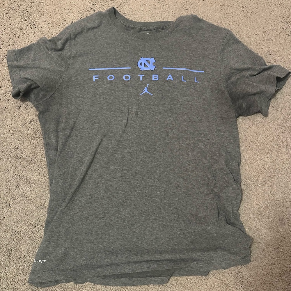 Nike Dri Fit UNC Football T Shirt